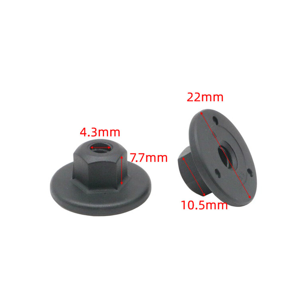 ya 27 6.18.2 10 Car Bumper Mudguard Panel Underbody Shields Lock Nuts for Bmw