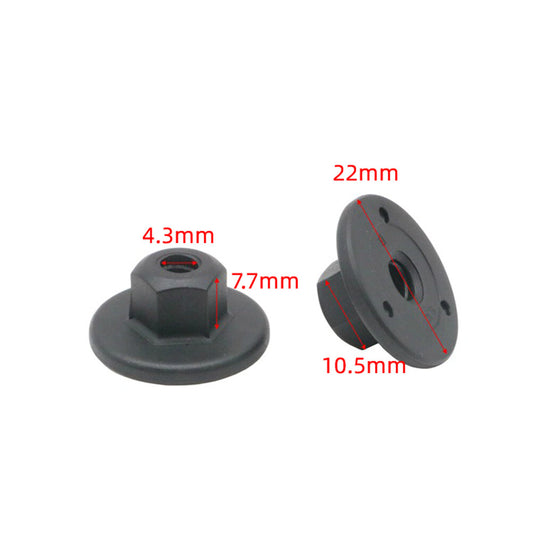 ya 27 6.18.2 10 Car Bumper Mudguard Panel Underbody Shields Lock Nuts for Bmw