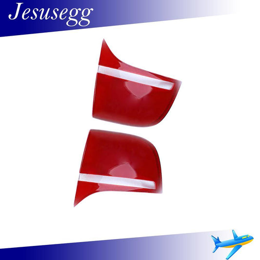 ya 27 6.21 2Pcs For 2008-2014 X6 X6M E71 Left+Right Inner Side Tail light Lens Cover Red