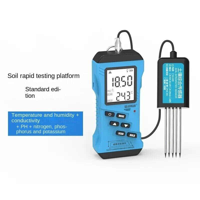 ya 26 Portable Soil A lyzer 5 in 1 Soil Testing Equipment Agriculture NPK Soil Sensor