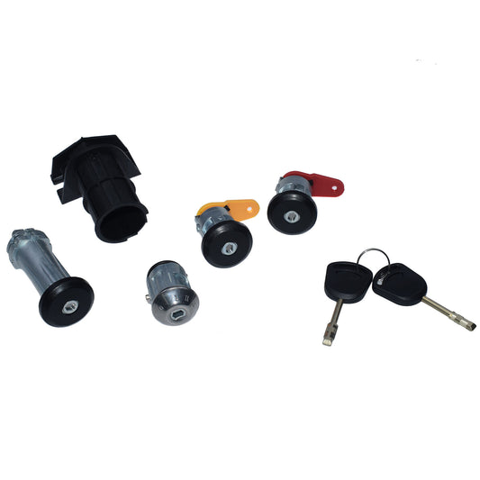 ya 8 5.27 Suitable for Ford FIESTA ESCORT COURIER KA complete door lock set + 2 KEYS 3N21-F22050BB