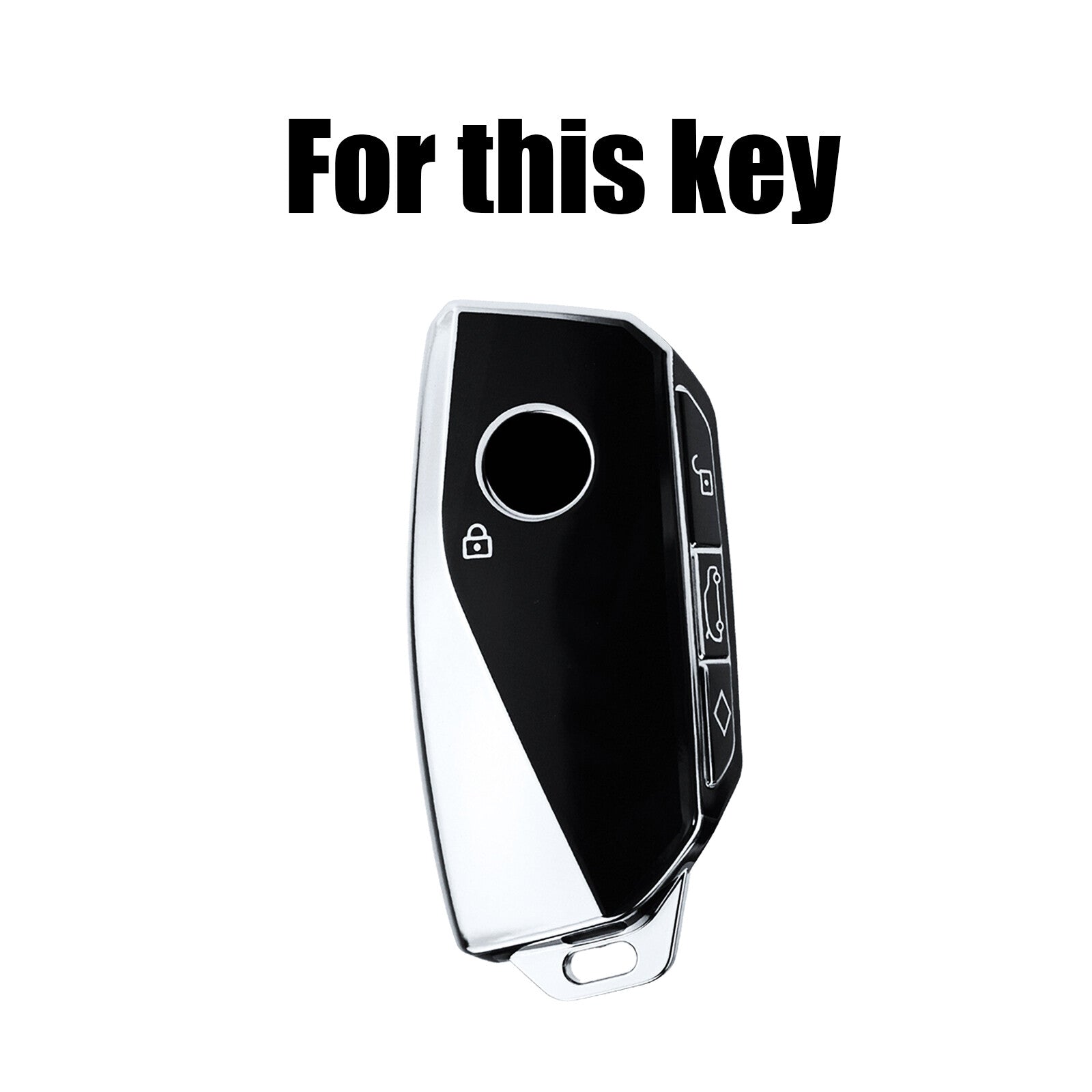 ya 5 8.7 Button Key Ring Case Cover Shell Protector for BMW X7 Ix Xm X6 X4M 2023 2024
