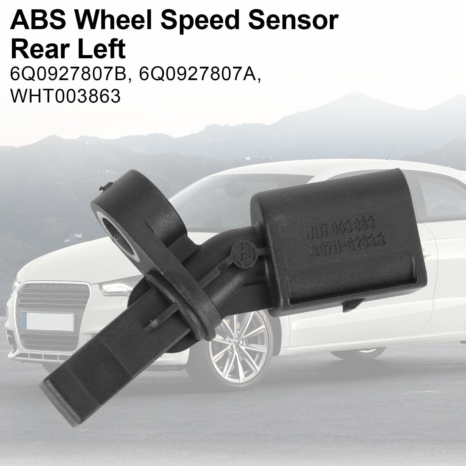 ya 1 8.5.1 ABS Wheel Speed Sensor Rear Left for VW Polo for Seat Ibiza for Skoda 6Q0927807B d