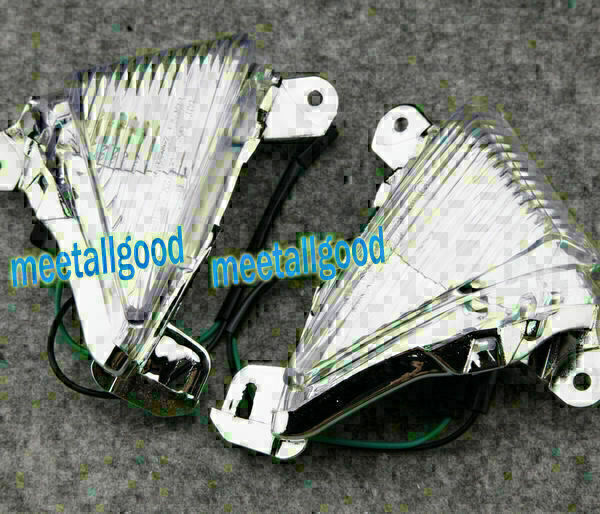 ya 5 6.16.2 Front Turn Signal Indicator Clear Lens Blinker Fit for Kawasaki ZX10R 650R ZX6R ZX14