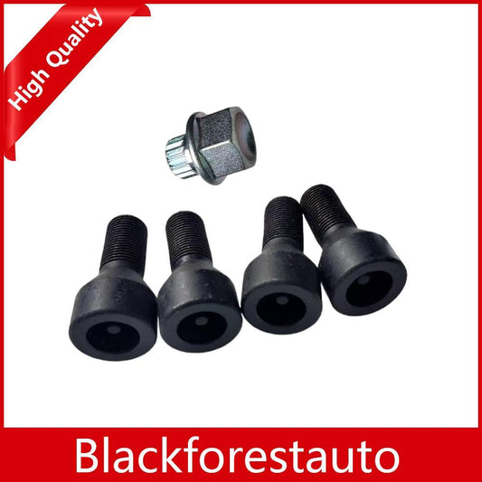 ya 5 8.7 Wheel Lock Locks Bolt Kit Fit for BMW E70 F01 F02 F06 F10 F12 36136776076 M14x1.25