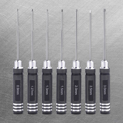 ya 26 7 Pcs Screwdriver Tool Set Aluminum Alloy Screwdriver with Handle