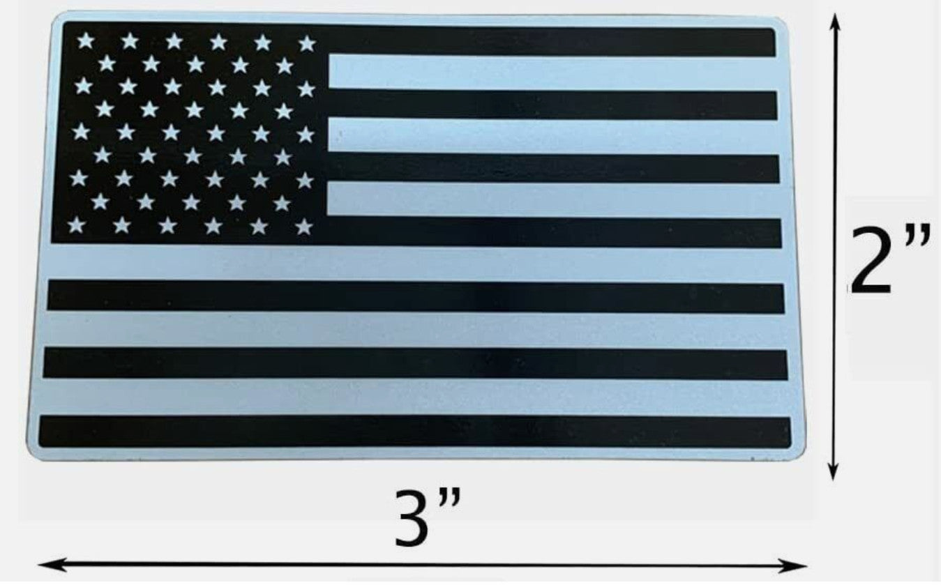 ya 1 8.12 baidi Car License Plate Frame Cover Cover Trunk American Flag Chrome For 1x
