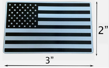 ya 1 8.12 baidi Car License Plate Frame Cover Cover Trunk American Flag Chrome For 1x