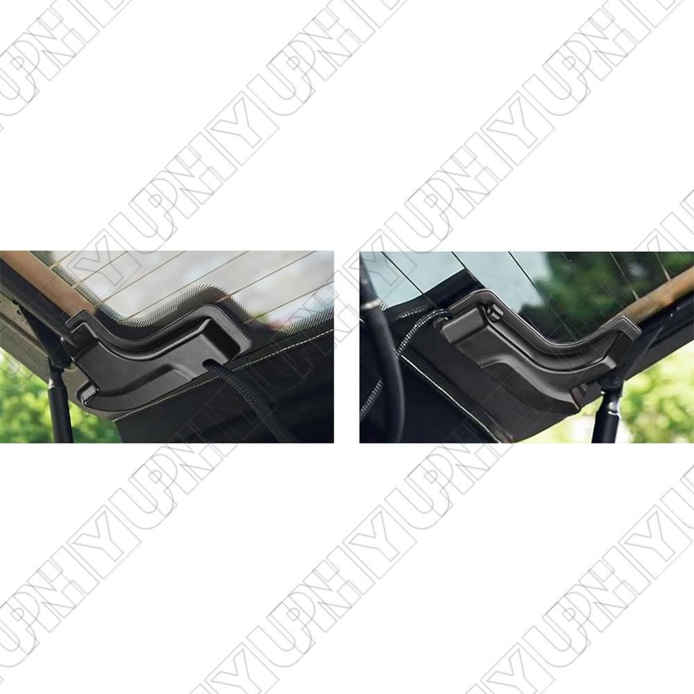 ya 5 8.7 2Pcs Rear Defogger Cable Cover Black ABS for Jeep for Wrangler JL for Wrangler 2018-2024
