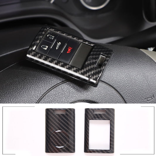 ya 10 5.28 Carbon ABS Car Remote Key Shell Fob Protective Cover for Chevrolet for Corvette C7 2014-2019 USA