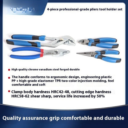 ya 26 4-Piece Pliers Tool Set Pointed Nose Pliers Diago l Nose Pliers Repair Tools