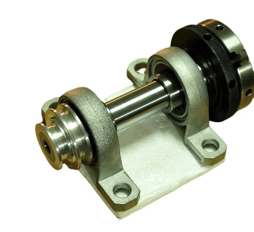 ya 26 Lathe Spindle Diy Lathe Spindle 20mm Thick for 65 Chucks with Through Holes