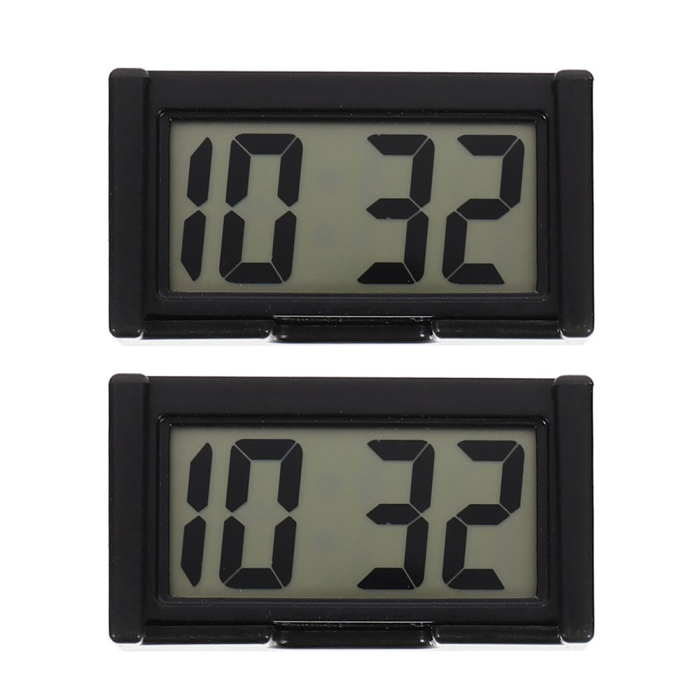 ya 2 6.26 2 Sets Car Electronic Clock Student Child Stick for Dashboard for Mini Auto
