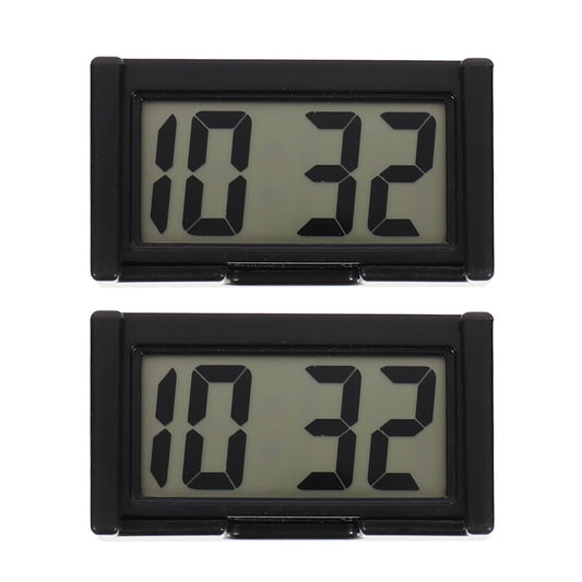 ya 2 6.26 2 Sets Car Electronic Clock Student Child Stick for Dashboard for Mini Auto