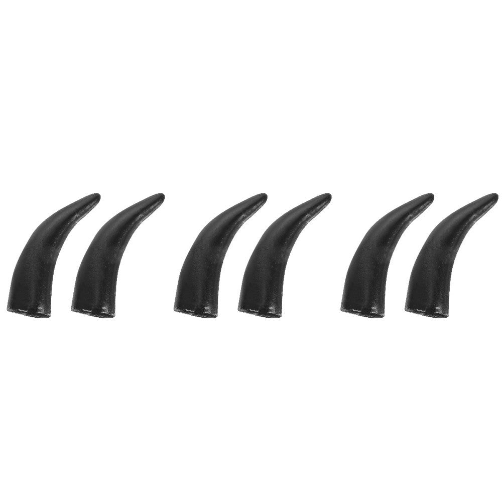 ya 5 8.7 3 Pairs Ox Horn Headband Fake Bull Horns Halloween DIY Imitation
