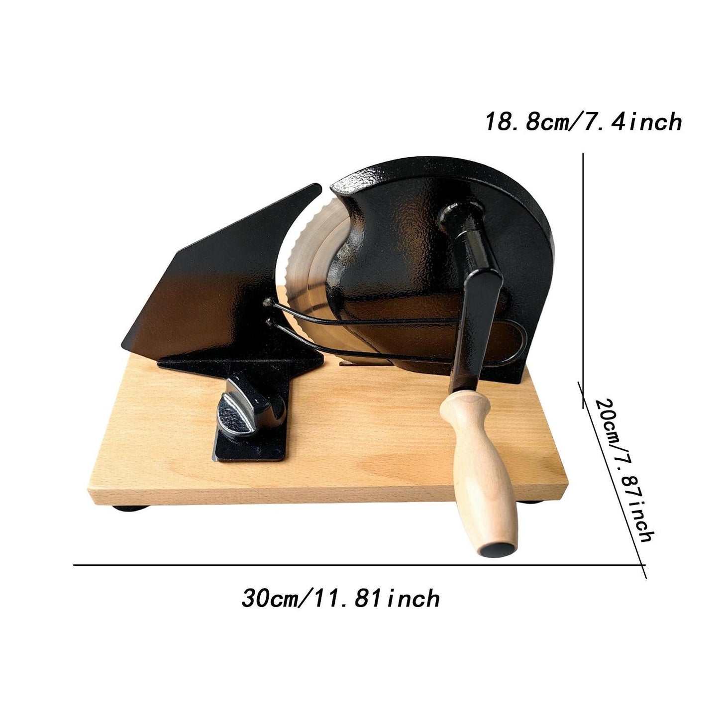 ya 26 Manual Bread Slicer for Homemade Sourdough Bread, Versatile Crank Bread Slicer