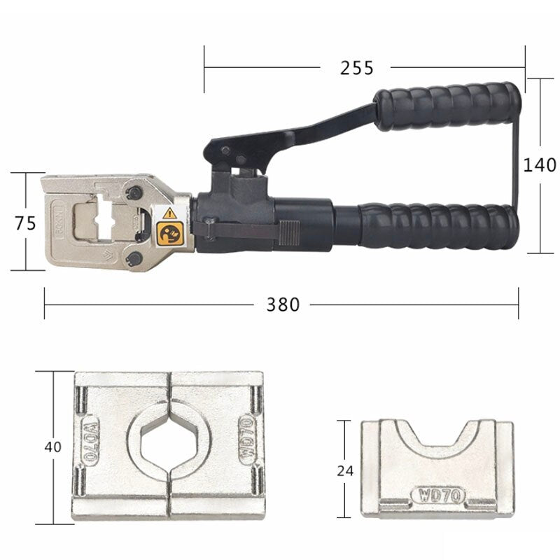 ya 25 Hydraulic Crimping Tool HT-51 for AL / Cu Conductor Manual Hydraulic Pliers