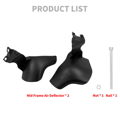 ya 5 8.7 Black Mid F for Ram e Air Deflector for Harley Softail Street Bob Breakout 2018-2023