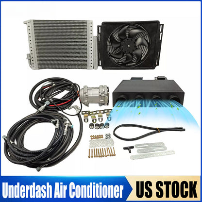 ya 5 8.7 12V Universal Electric Underdash Air Conditioner A/C Kit Auto Car DC For Van RV