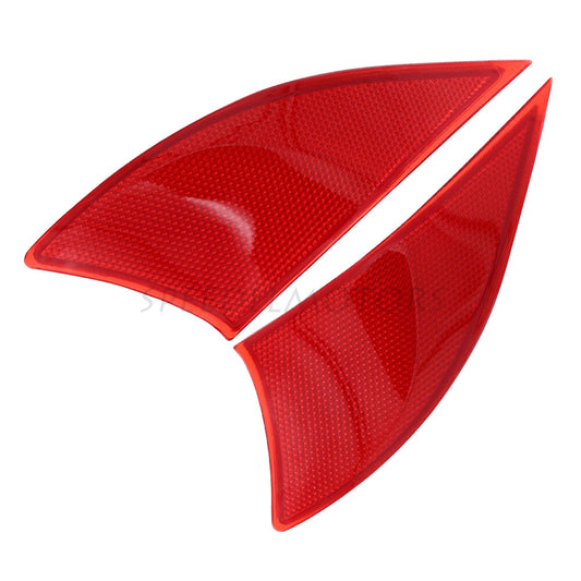 ya 27 6.21 Rear Left+Right Bumper Reflectors Red for 2014-20 for Lexus IS200t IS250 IS300 IS350