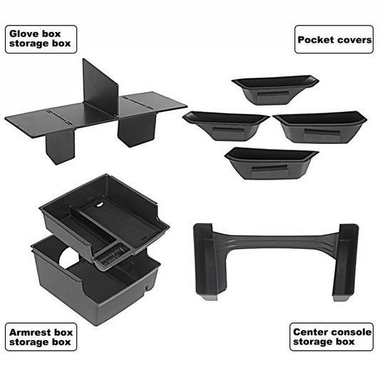 ya 8 5.26 Set of 8 Center Console Organizer Tray Compatible with 2021-2024 for Ford Bronco