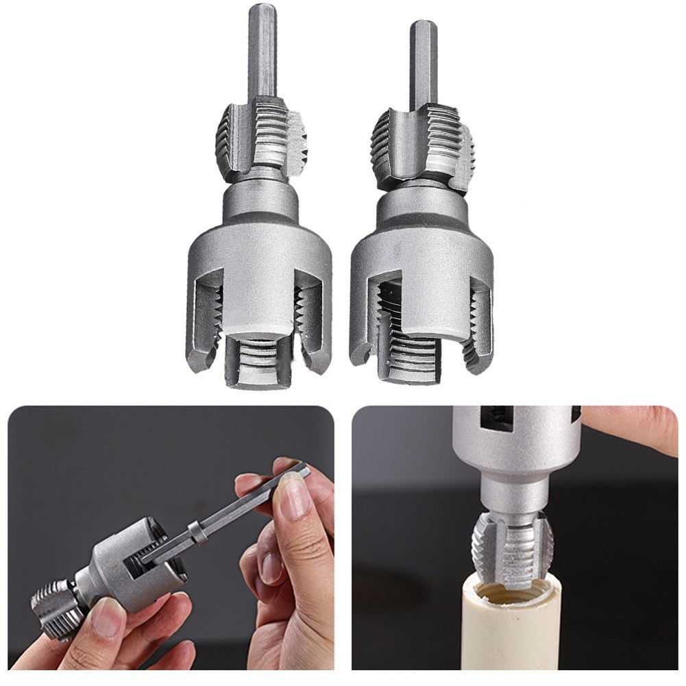 ya 14 PVC Pipe Threader Integrated Inter l and Exter l Pipe Threading Tool RepairKit