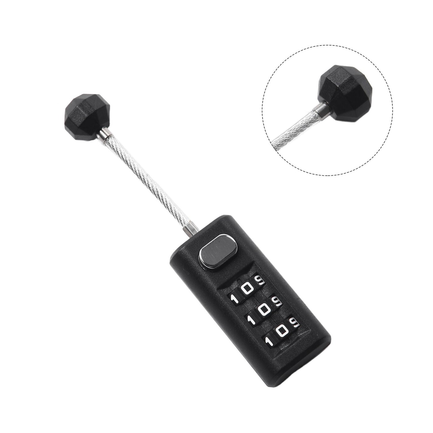 ya 26 Secure Your Valuables with a Resettable Padlock for Computer Bags and Backpacks
