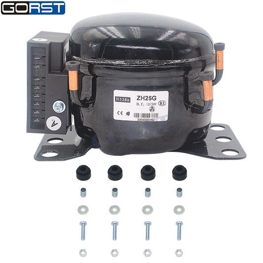 ya 7 6.11 ZH25G DC Car Refrigeration Air Compressor Fridge zer Marine 12V 24V R134a