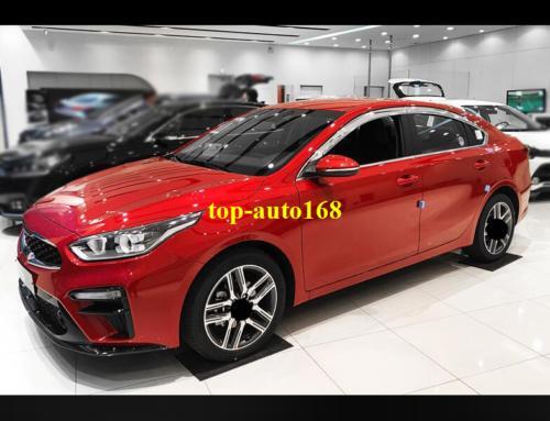 ya 10 5.28.3 Fit for Kia Forte 2019-2020 Chrome Window Visor Vent Shades Sun Rain Guard 6pcs