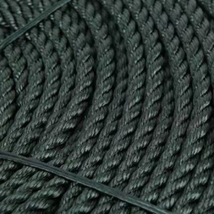ya 26 Heavy Duty Black Rope 8mm Thickness 20m Long UV and Moisture Resistant