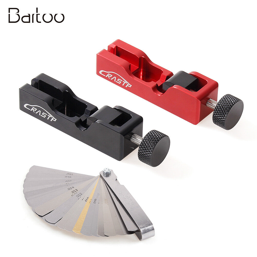 ya 2 7.14 32Blades Metric Feeler Gauge Gap Filler Measuring Tools+ Spark Plug Gap Tool