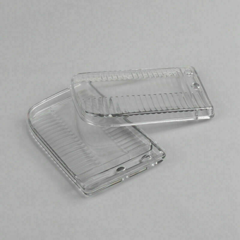 ya 1 8.5.3 2* Front Bumper Fog Lights Clear Plastic Lens Fit For E30 318i 318is 82~91