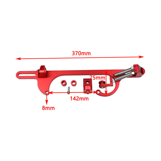 ya 2 7.14 Throttle cable carb bracket carburetor aluminum suitable for Holley4150 4160 series red