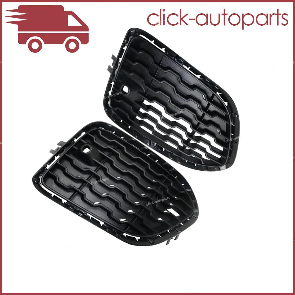 ya 27 6.18.2 Front LH&RH Bumper Fog Light Lamp Frame Grille Cover for BMW 2015-17 X3 15-18 X4