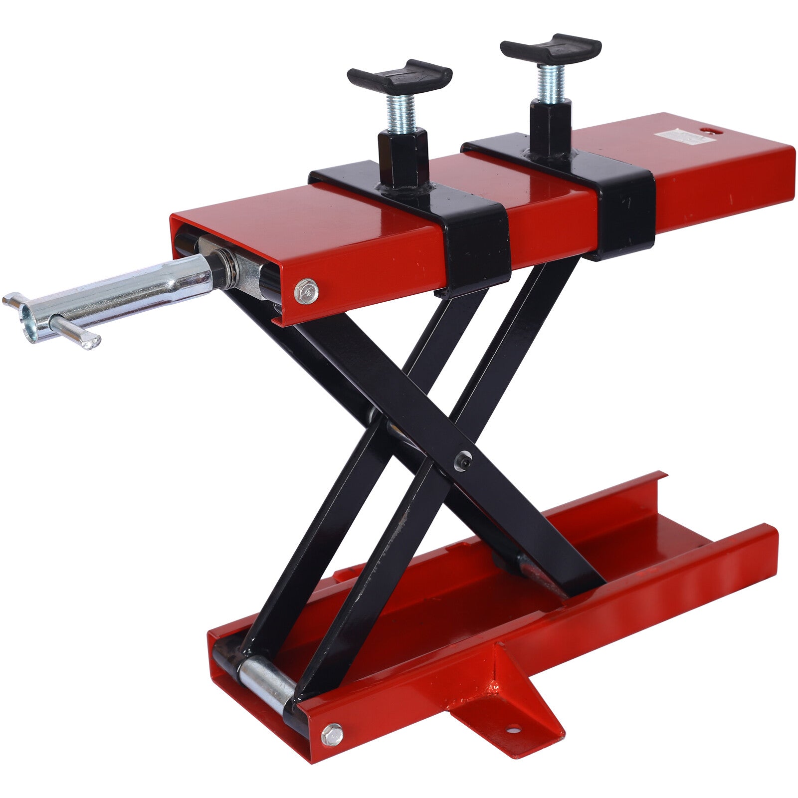 ya 1 6.30 1100 lbs motorcycle lift scissor jack lift repair wide stand bicycle dirt bike