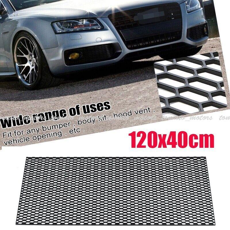 ya 11 10.28 Universal ABS 47''x16'' Car Racing Honeycomb Mesh Grill Spoiler Bumper Vent