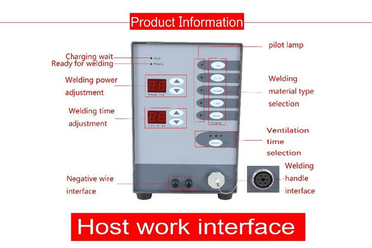 New Automatic Numerical Touch Pulse Argon Arc Welder Dental Spot Welding Machine