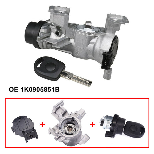 ya 1 8.5.1 Ignition Switch With Lock Cylinder Key for VW for Golf for SEAT 1K0905851B D1