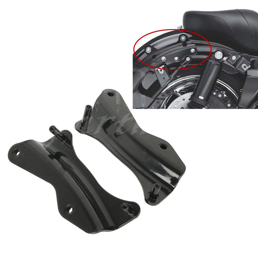 ya 12 5.21 Black 4 Point Docking Hardware Kit Detachable for Harley Road King FLH 2014-2016