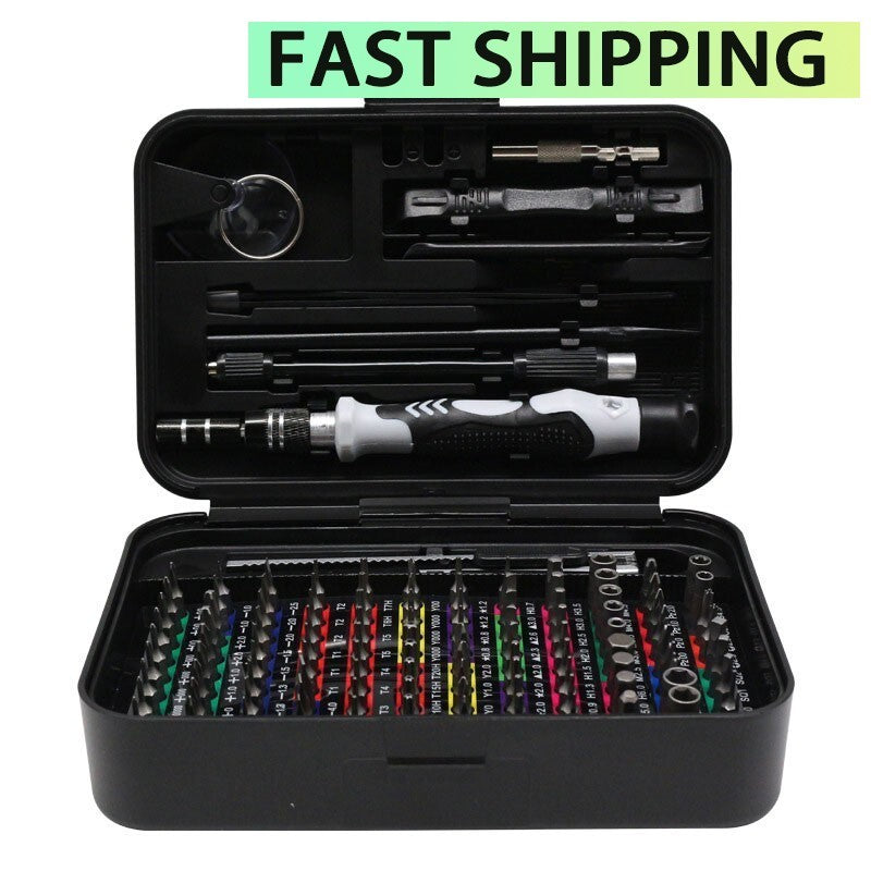 ya 26 YDL-21132 132-in-1 Screwdriver Set w/ 108pcs Bits  Magnetic Box / Magnetizer