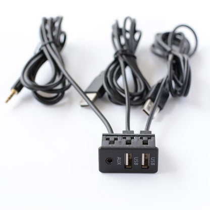 ya 5 8.7 Cord Extension Cord Accessories Car Truck Motorcycle Dual USB Charging