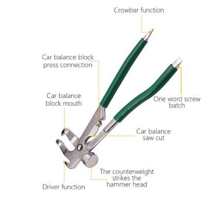 ya 25 Heavy Duty Wheel Weight Plier , Wheel Balancing Tool Tire Tool