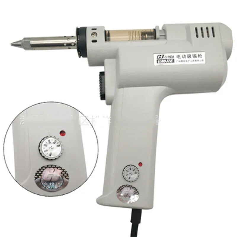ya 25 Electric Vacuum Desoldering Pump Solder Sucker  heating core suction S-993A