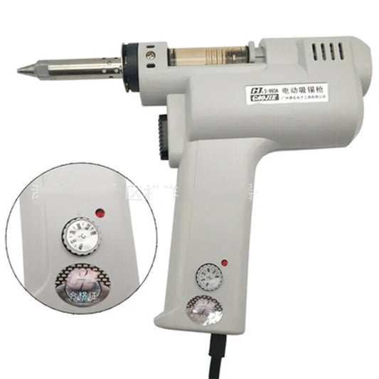 ya 25 Electric Vacuum Desoldering Pump Solder Sucker  heating core suction S-993A