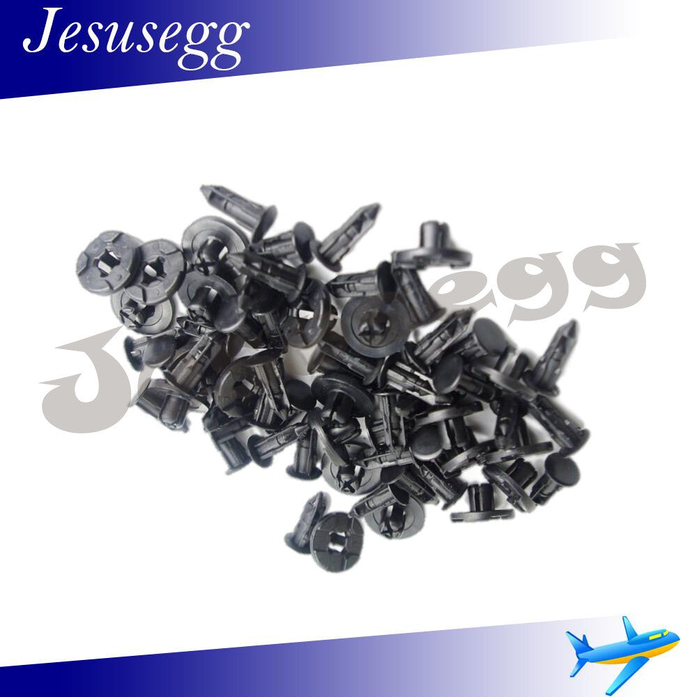 ya 27 6.18.2 30Pcs Clips Push-Type Retainer Fasteners 8mm for 08-2015 Lancer Fender Liner