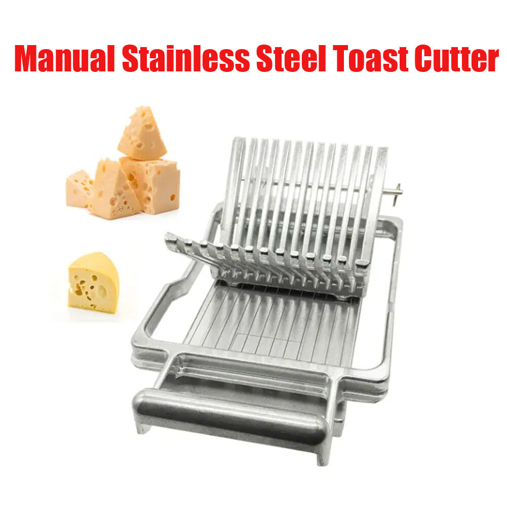 ya 26 10mm Stainless Steel Toast Cutter Commercial Bread Slicer Cheese Cutting Tools