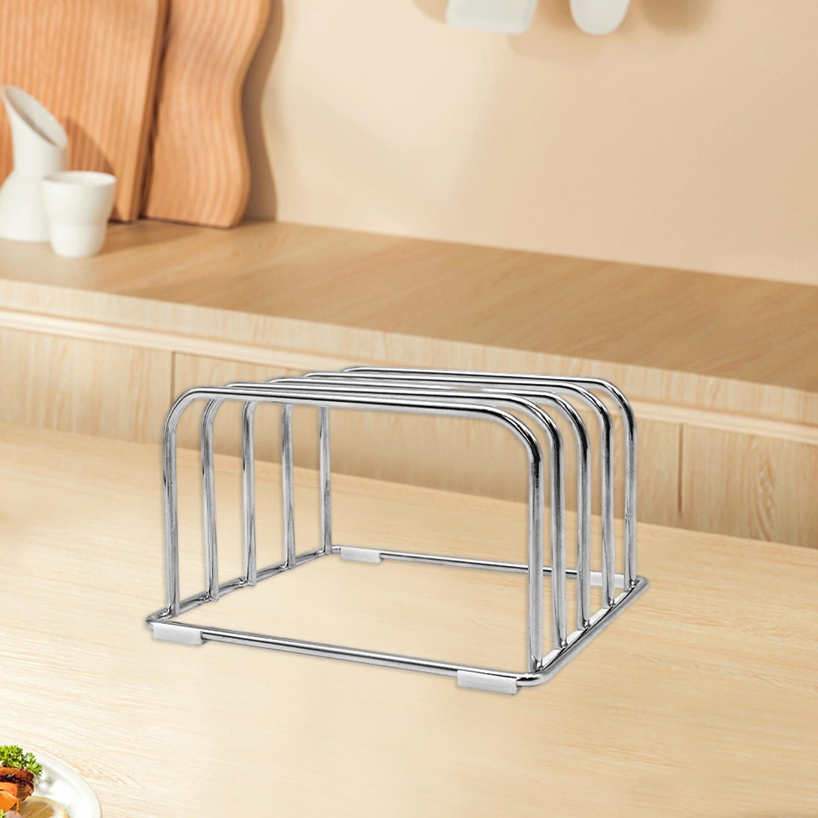 ya 25 Cutting Board Storage Rack Pots Pan Lids Rack for Dorm Picnic Restaurant