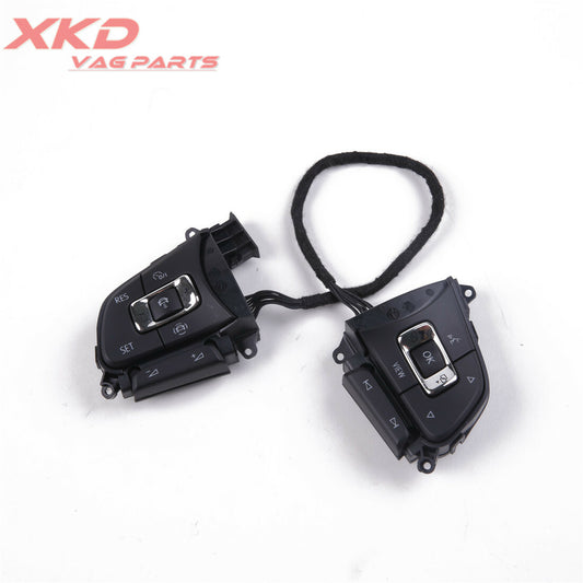 ya 8 5.27 Chrome MF steering wheel button support shift paddles suitable for Tiguan 