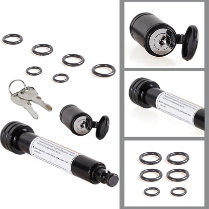 ya 5 8.7 Trailer Hitch Receiver Pin Lock Set Key Like 5/8 Inch Pin For 2 Inch Hitch Receiver