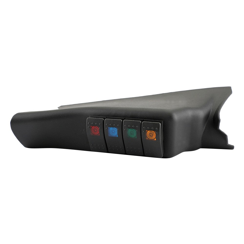 ya 13 Left Side A-Pillar 4 Switch Pod Panel for 2007-2017 for Wrangler JK Replacement Part
